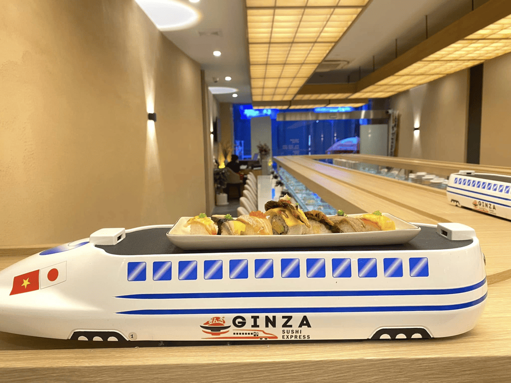 Món ăn tại Ginza đa dạng với đủ loại sushi và các món ăn Nhật Bản nổi tiếng khác (Nguồn: Ginza Sushi Express)